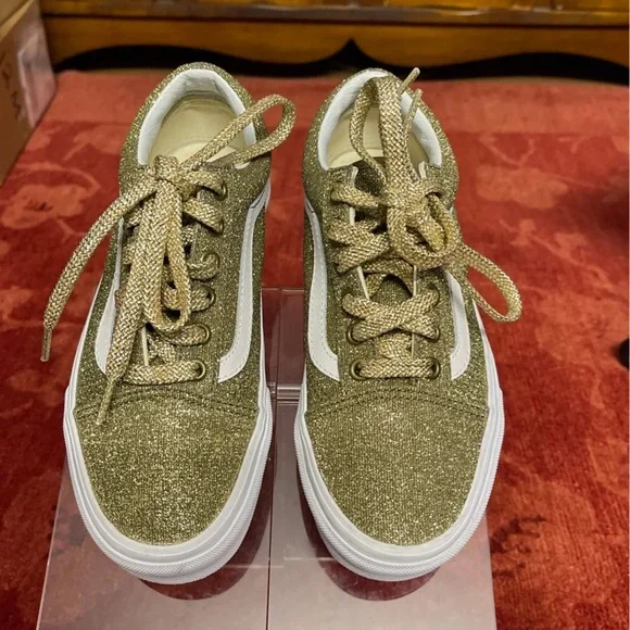 VANS Chunky Glitter Old Skool Womens Shoes - Picture 7 of 16